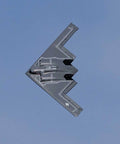 Spirit Of America Twin 30mm EDF RC Warbird Micro Airplane BNF Basic With SAFE Select in flight, top view against blue sky.