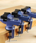 12 Pcs Mini Bench Vise Pads Non Slip Plastic Vise Pads for Workbench Clamps on wooden table