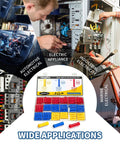 500 Pcs Assorted Wire Butt Splice Crimp Connectors Kit For Hot Rods And DIY Wiring Jobs Featuring Top Tier Durable Insulated Terminals That Hold Tough Against Any Electrical Repair Gig You Got In The Shop Today; assorted butt splice kit