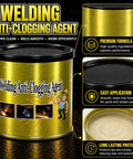 Pro Grade Welding Anti Clogging Gel For MIG Nozzles And Tips, non flammable silicone free tip cleaner can with detailed features