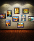 Gallery showcasing art printed on 8x10 Sublimation Blanks Set, 15 Double Sided Canvas Pads, high quality 600D Oxford fabric.