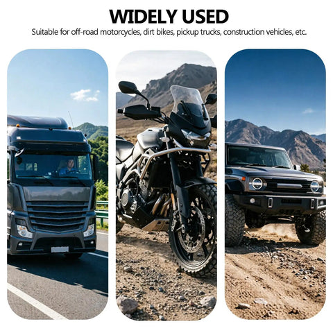 Heavy Duty Light Bar Mount Bracket For Trucks And SUVs, Sliding LED Light Bar Base Mounts, vehicles in diverse terrains