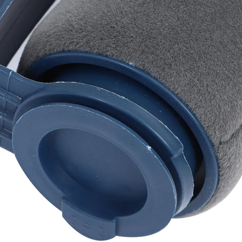 Heavy Duty Self Filling Paint Roller Kit With Adjustable Telescoping Pole For Flawless Wall Painting That Slaps With A Smooth Slick Finish And Zero Drip Drama Or Pro Level Expertise Needed, close-up of roller sleeve.