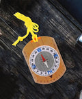 Orange Survival Compass With Lanyard For Hiking And Camping, Ultra Portable Lightweight Navigation Tool For Backpacking And Outdoor Adventures