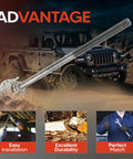 Rear Axle Shaft Assembly With Bearing And Seal For Wrangler 2007 Through 2011 3 8L And 2012 Through 2018 3 6L Models Rear Left Or Right Fit Ready To Roll Works With DSA Anti Spin Or DS8 Conventional Axle OE 630338 68003272AA YAWD4421830, Jeep in dirt