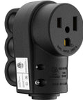 1 Pack NEMA 6-50R 50A 250V Female Welder Receptacle, Heavy Duty Rewirable 3 Prong Socket With Grounding, ETL Listed, Black