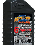 Heavy Duty Platinum Full Synthetic Six Speed Transmission Lube For Harley Transmissions, 1 Quart, front view with label