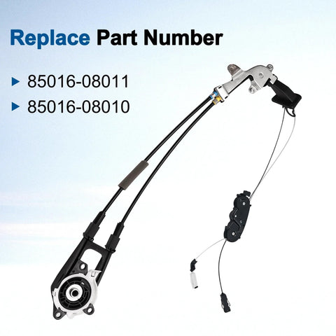 Power Sliding Door Cable Assembly Sub-Assembly For Toyota Sienna 2011-2020 Left Driver Side Direct Fit Easy Install Replacement
