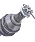 Honda Rancher 420 Rear Left CV Axle With Beefed Up Precision Ground Internals, Neoprene Boots, Moly Grease For High Temp Friction Reduction, Fits 2009-2014 TRX420 ATV Quad, close-up