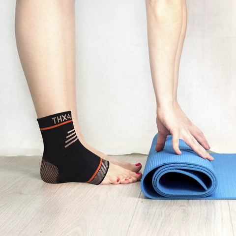 Compression Ankle Sleeve With Silicone Support For Plantar Fasciitis And Achilles Tendonitis Pain Relief That Kicks Foot Pain To The Curb Reduces Swelling And Prevents Ankle Injuries Great For Running Exercise And Daily Wear
