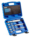 11 Piece Universal Clutch Alignment Tool Kit For Cars Light Trucks And SUVs in blue carrying case
