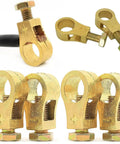 Beefy Copper Battery Terminal Connectors Kit With Positive And Negative Cable Clips for Car Truck Van or Boat