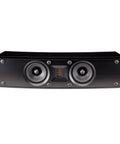 Center Channel Speaker With Folded Motion Tweeter For Lightning Fast Response And Ultra Low Distortion Single Glossy Piano Black Unit For home theater