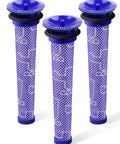 Three Pack Pre Filters Replacement For Vacuum Cleaners V6 V7 V8 DC59 DC58 Compatible With Part 965661 01 Easy Fit Strong Suction