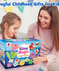 Mother and daughter with Glow In The Dark Water Fairy Toy Kit For Kids With Aqua Gel And 16 Molds, Includes 20 Gel Tubes