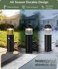 Low Voltage Landscape Lighting 12V 3W 3000K Warm White Outdoor Bollard Lights With Connectors Waterproof LED in different seasons