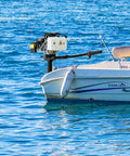 Powerful 4HP 55CC Outboard Motor With Short Shaft 4-Stroke Marine Engine Wind Cooling CDI Ignition on boat in water
