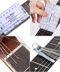 Guitar Luthier Tool Set with Fret Crowning File Radius Gauges Feeler Gauges Needle File String Action Ruler and Fingerboard Guards