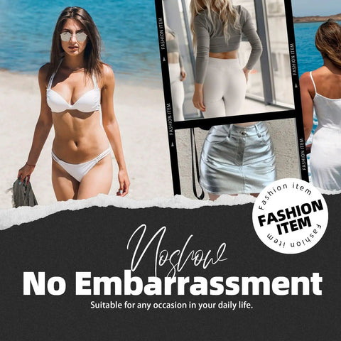 Fashion collage with women in white, promoting Dragon Boat Racing Inspired No Show Thong For Women Breathable Low Rise G String Underwear Soft Polyester Spandex Blend For All Day Comfort And Confidence XX Large.