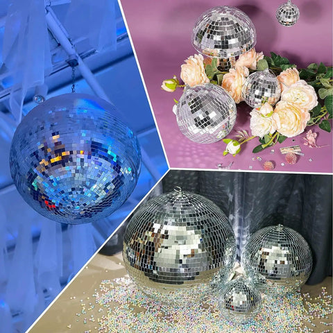 Self Adhesive Mirror Mosaic Tiles 2400 Pcs 10x10mm Disco Ball Tiles For Crafts Indoor Decor DIY Projects Sheets Included