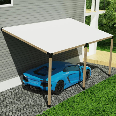 Heavy Duty 15 Degree Slanted Roof Wall Mount Pergola Bracket Kit For 4x4 Beams Actual 3.5x3.5 Inches Durable All Weather DIY Post Base For Gazebos And Pergolas Easy Install Built Tough For Long Lasting Outdoor Use With Easy Mounting Hardware Included