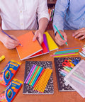 All In One Back To School Supplies Kit With 6 Clear Backpacks And 150 Pieces Including Notebooks Pencils Folders Glue Scissors