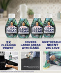 Clean Freak Multi Surface Cleaning Spray Starter Kit With Deep Cleaning Mist And Refill Bundle, Unstopables Fresh, 4 bottles