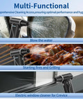 Rechargeable Electric Air Duster With 110000 RPM Brushless Motor And 50m/s Wind Speed used in various cleaning tasks.
