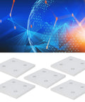 5 Pack Aluminum Joining Plates With Four Holes Vertical Flat Plate Connectors For Frame Building Lightweight Yet Built Tough