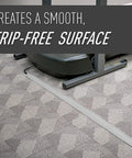 Floor Cord Management Kit With Corduct Cord Protector Wire Organizer and Hider Rubber Cable Cover Concealer Gray Five Feet Long