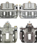 Built Tough Front And Rear Brake Caliper Set For Honda Accord Crosstour Crv Without Pads heavy-duty cast frame view from multiple angles
