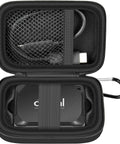 Carrying Case For Crucial X10 X9 Pro Portable SSD Box Only Travel Hard Storage Bag With Mesh Pocket Fits 8TB 6TB 4TB 2TB 1TB External SSD USB C Cable Compartment Protective Organizer For On The Go.