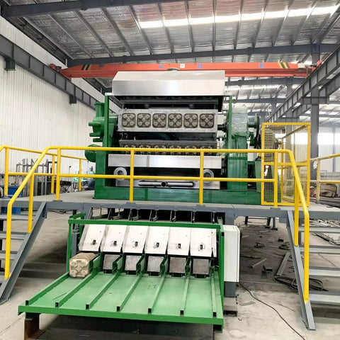 Pro Level Automatic Waste Paper Tray Machine With Smooth Pulp Molding Tech For Fast Carton Press Production in industrial setting.