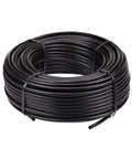 Half Inch Drip Irrigation Tubing 500 Foot Black Polyethylene Main Supply And Feeder Line Coil in black