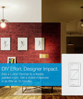 Smart Dimmer Switch With Wall Plate For Led Lights Up To 150 Watts Single Pole Or 3 Way No Neutral Required Requires Smart Hub