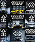 Hexagon Garage Light 30 Pack Ultra Bright LED Hex Lights 34100 Lumens 6500K Natural White For Garage Workshop Display