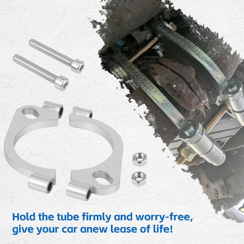 3.0 Inch Split Exhaust Flange Repair Kit 2 Pack With Flat Split Flange Replacement Kit Includes 4 Hex Socket Head Bolts And Nuts