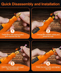Hella Precise Mini Cordless Rotary Tool Kit With 105 Pieces Variable Speed Micro Drill Grinder for easy bit installation and removal.