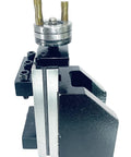 Dead Nuts Precision Machining Attachment For Small Lathes Featuring 90 By 50 Millimeter Slide Board and crisp calibration dial from the side.