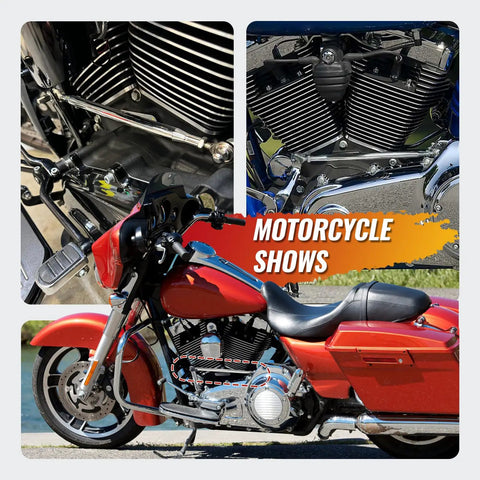 Adjustable Shifter Linkage Kit for Harley Touring Softail Dyna 1986 Through 2017 CNC Machined Gear Shift Rod shown on Harley engine