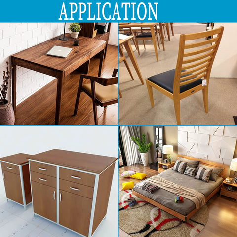 Applications of Twenty Pack One And A Half Inch Black Stainless Steel L Brackets in furniture and wood frame reinforcement