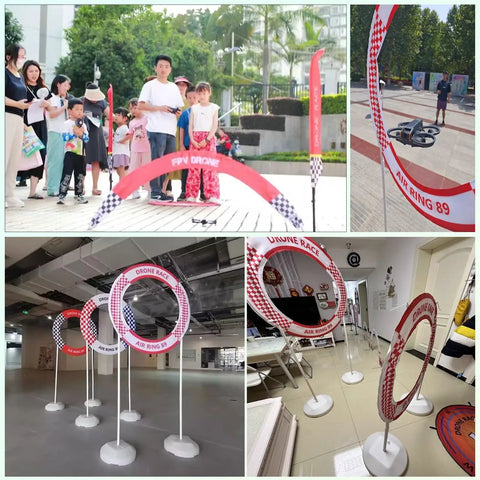 Dope Drone Obstacle Course Kit With Landing Pad For FPV Racing, DIY Drone Kit For Beginners, indoor outdoor practice use