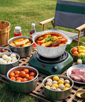 Disposable Aluminum Pots With Lids 10 Pack 2 Liter Round Foil Pan Food Containers For Camping Picnics Travel Heating And Cooking Easy Cleanup Great For On The Go Meals