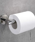 Chrome Bathroom Accessories Set 5 Piece With 18 Inch Bath Towel Bar Hand Towel Bar Toilet Paper Holder And Two Robe Hooks A Must Have Durable SUS304 Stainless Steel Construction For Long Lasting Easy Clean Bathroom Hardware toilet paper holder