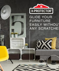 Move Heavy Furniture Without The Sweat Using These Versatile Furniture Sliders And Carpet Floor Glides With Thick Protective Socks That Guard Hardwoods While Making Awkward Relocations Totally Painless in a modern living room.