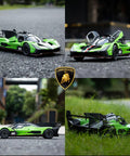 Lamborghini SC63 1 14 Scale Officially Licensed Remote Control Car With Realistic Supercar Vibe Dual Speed Modes 7 To 9 KmH And 9 To 11 KmH
