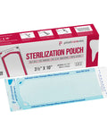 Image of Self Sealing Sterilization Pouches 3.5 By 10 Inches Latex Free With Color Changing Indicator 200 Count Bulk Pack For Dental Pros