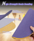 Close-up view of 30 Pack 7 Inch Sanding Discs for Lawn Mower Blade Sharpener showing Zirconium Oxide material layers.