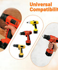 Portable 7.2V To 18V Battery Charger For Black And Decker PS120 PS130 PS140 Ni-MH Ni-Cd Pod Style Batteries in use with drills