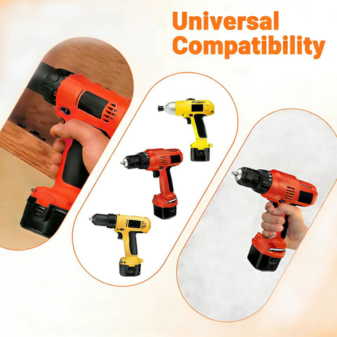 Portable 7.2V To 18V Battery Charger For Black And Decker PS120 PS130 PS140 Ni-MH Ni-Cd Pod Style Batteries in use with drills